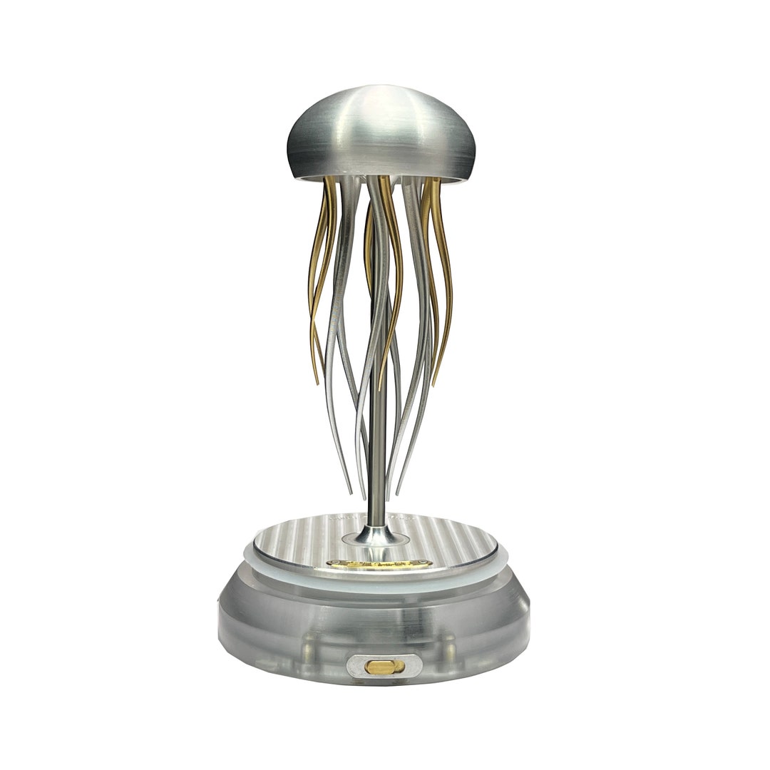 Mechanical Metal Jellyfish Sculpture Capturing the Very Essence