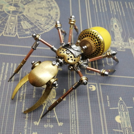 Steampunk laiton mécanique fourmi insecte travail industriel - Etsy France