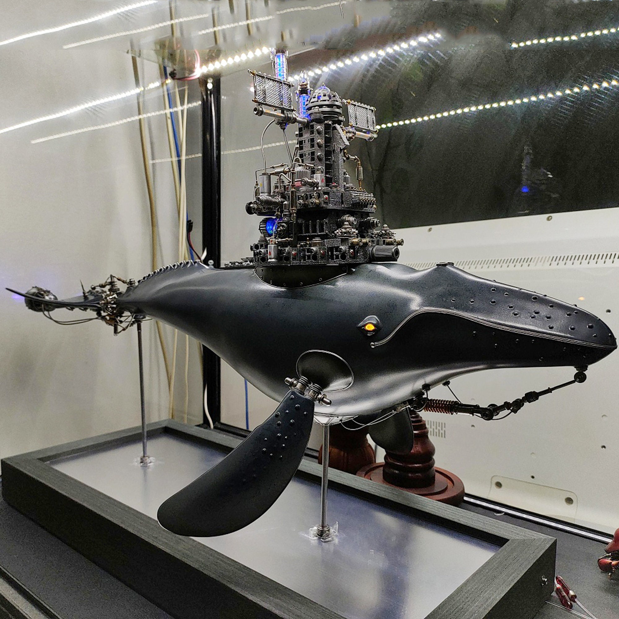 The Whale City Mechanical Mutant 3D Robot Creature Animals