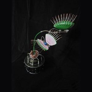 メカニカルミュータント 3D ディオネア ムシキプラ 彫刻 手作り工芸品 テーブル用彫刻 ホームアート装飾 スチームパンク ロボット 美的アート