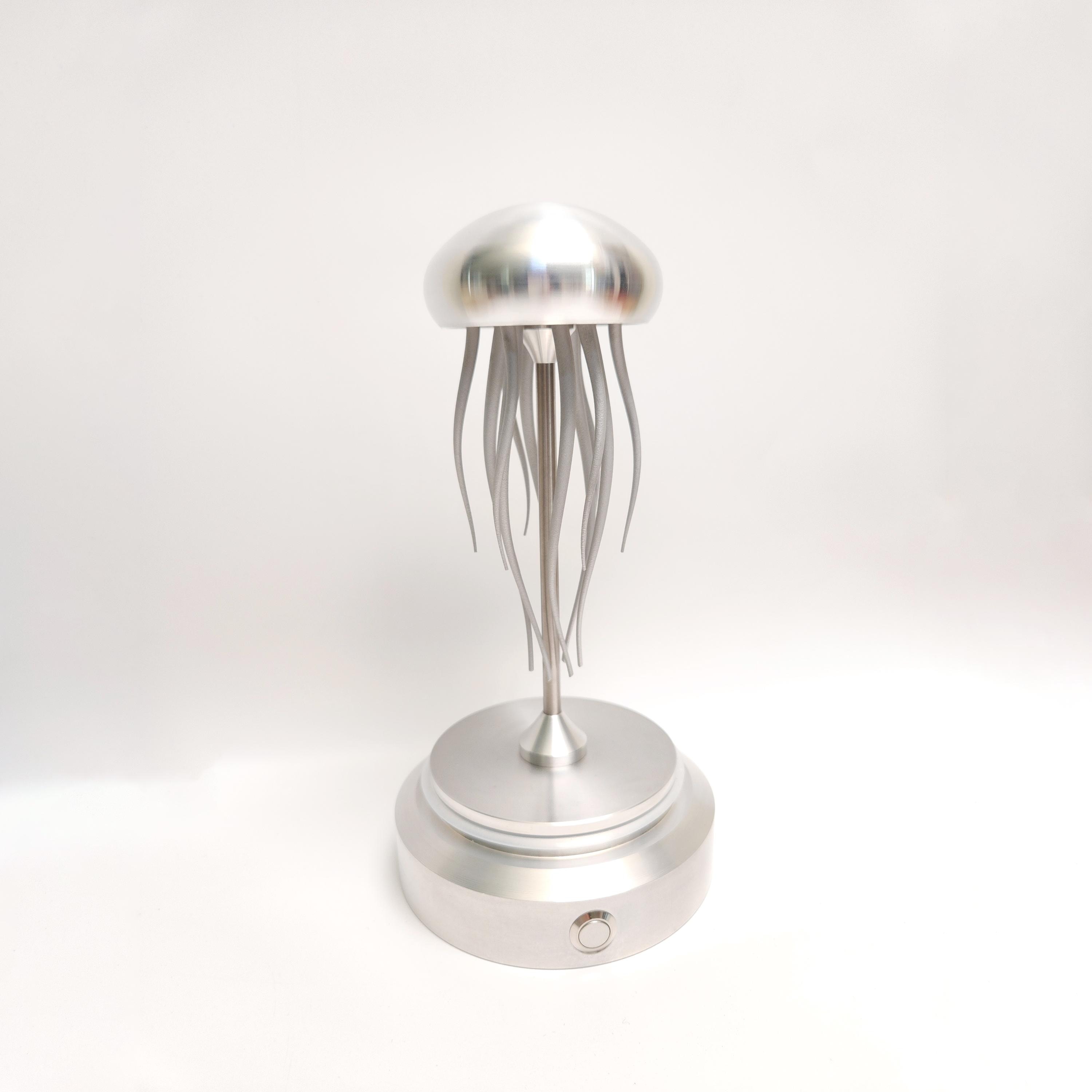 Mechanical Metal Jellyfish, Kinetic Sculpture, Capturing the Very