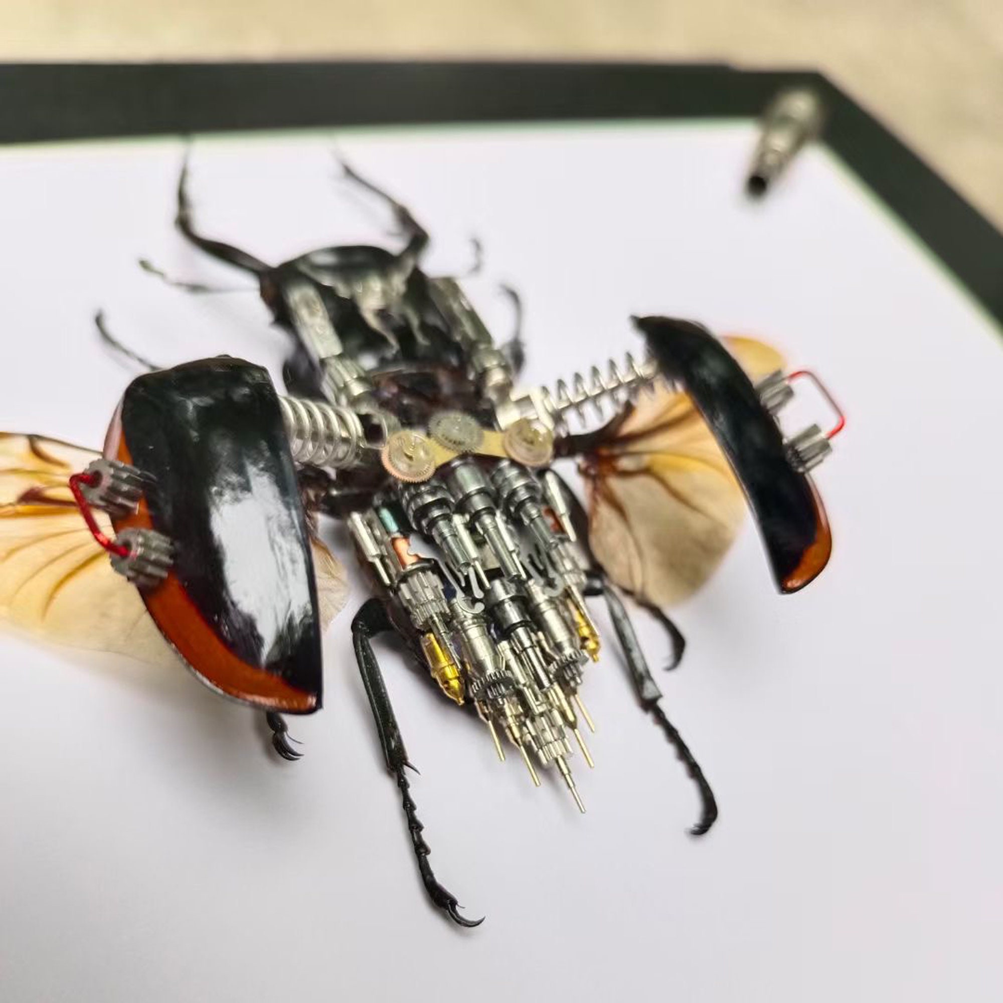 スチームパンク サイボーグ メカニカル ビートル 昆虫 虫 キネティック