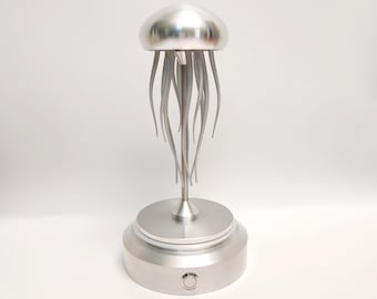 Mechanical Metal Jellyfish, Kinetic Sculpture, Capturing The Very Essence Of Natural Rhythmical Movements, Biomechanics Design Robot Art