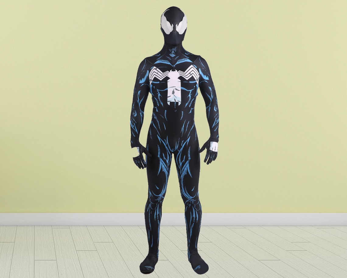 Venom Symbiote Suit Cosplay Costume Spiderman Superhero | Etsy Canada