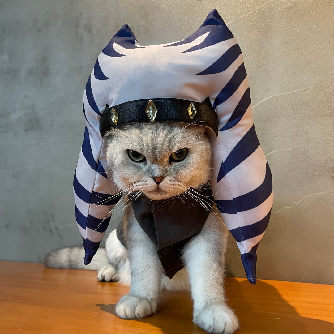 Pet Clothes Ahsoka Tano Dog Costume Cosplay for Puppy Cat Big Etsy
