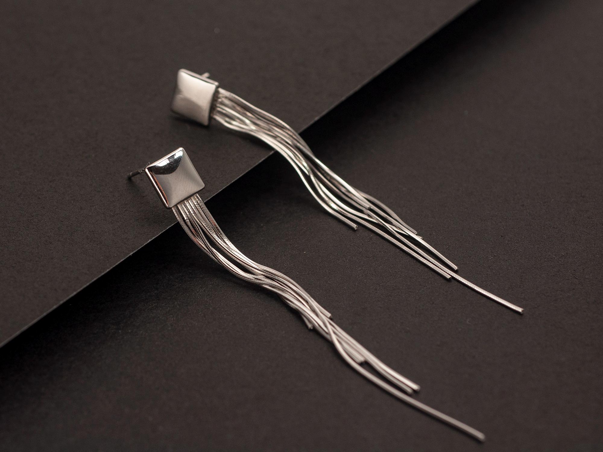 ☆ENGBROX☆ silver925shining heart earring EBEA21071 Sterling Silver .925 Heart Earrings -