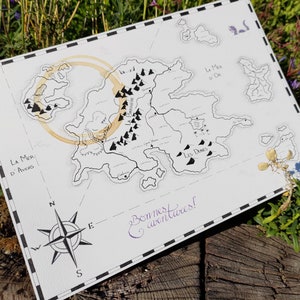 Carte fantasy main aléatoire