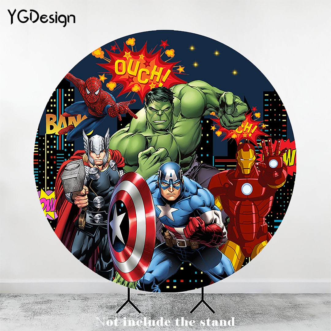 Official Marvel Spiderman Iron Man Hulk Thor Avengers Super Hero Party Card  Mask