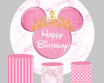 Minnie Mouse Circle Etsy