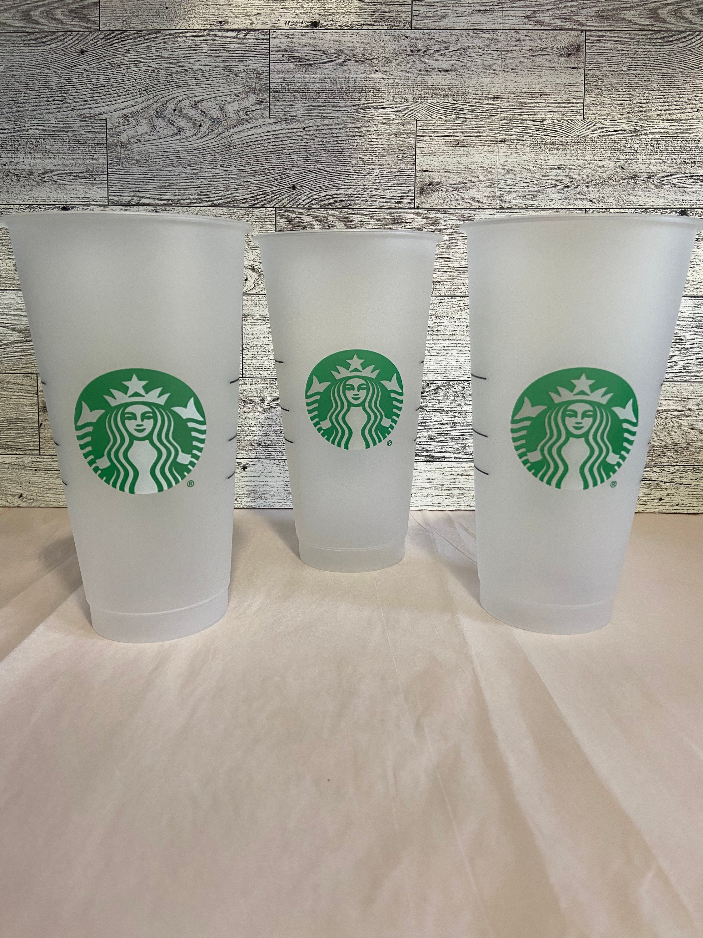 24oz Genuine Cow Print Reusable Starbucks Cold Coffee Cup –  roseandbearofficial