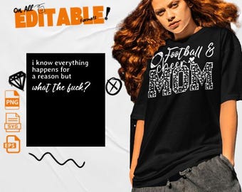 Football And Cheer Mom SVG PNG, Football Mom Png svg, Cheer Mom Shirt Svg png, Football Svg, Cheer Mom Svg, Football Shirt Svg, Game Day