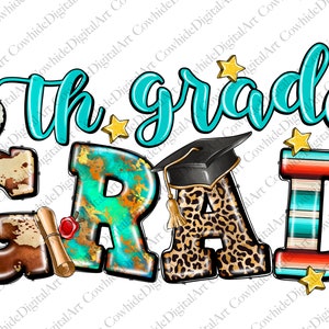 8th Grade Grad Png, End Of 8th Grade Png, Final Day Of Elementary School png, 8th Grade Graduation, Sublimation Design, Digital Download,