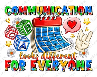 Comunicação com Aparências Diferentes PNG, Design para Terapia da Fala (Download Digital)