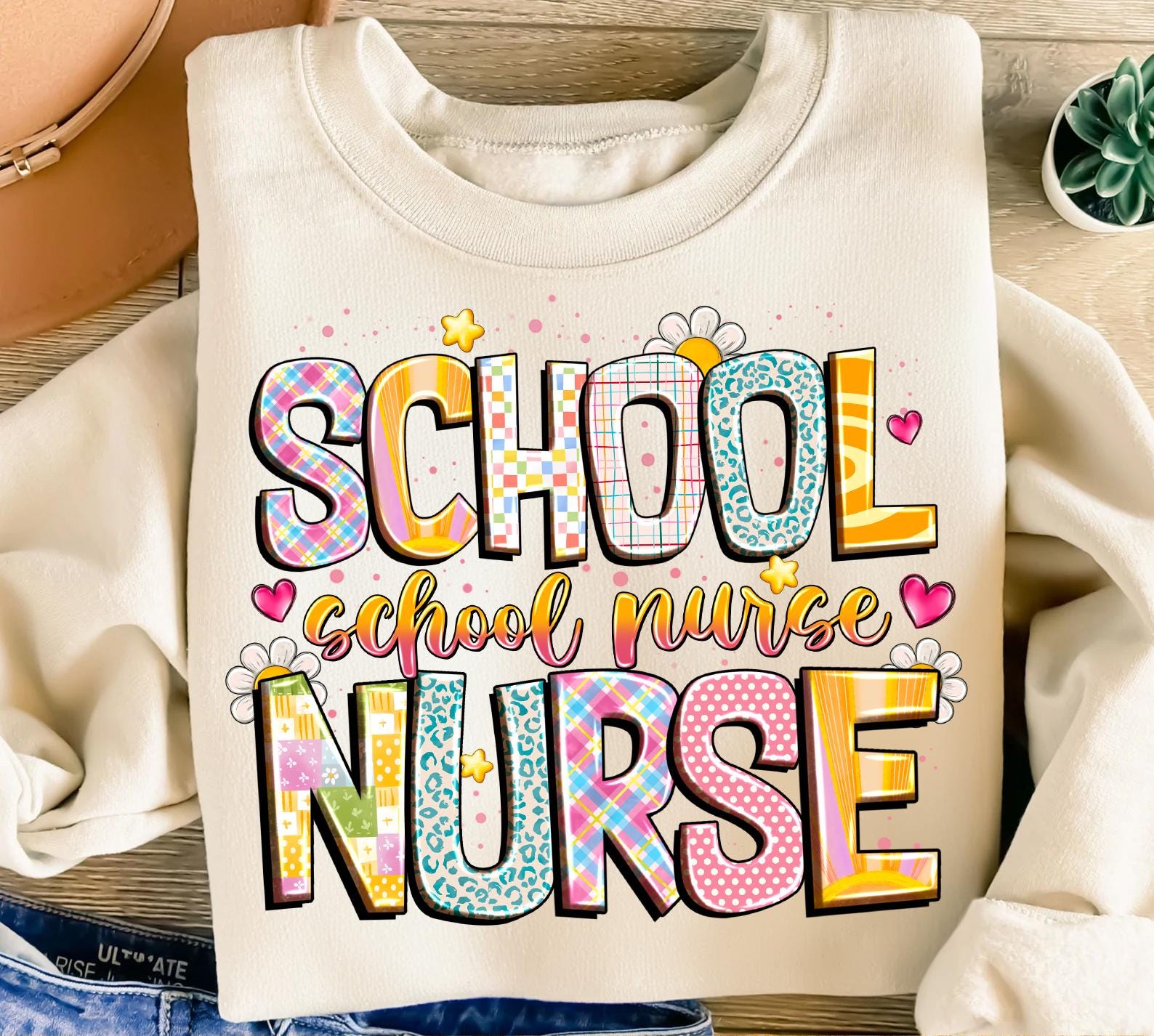 School Nurse Png, Back to School Png, Gift for School Nurse Png, School