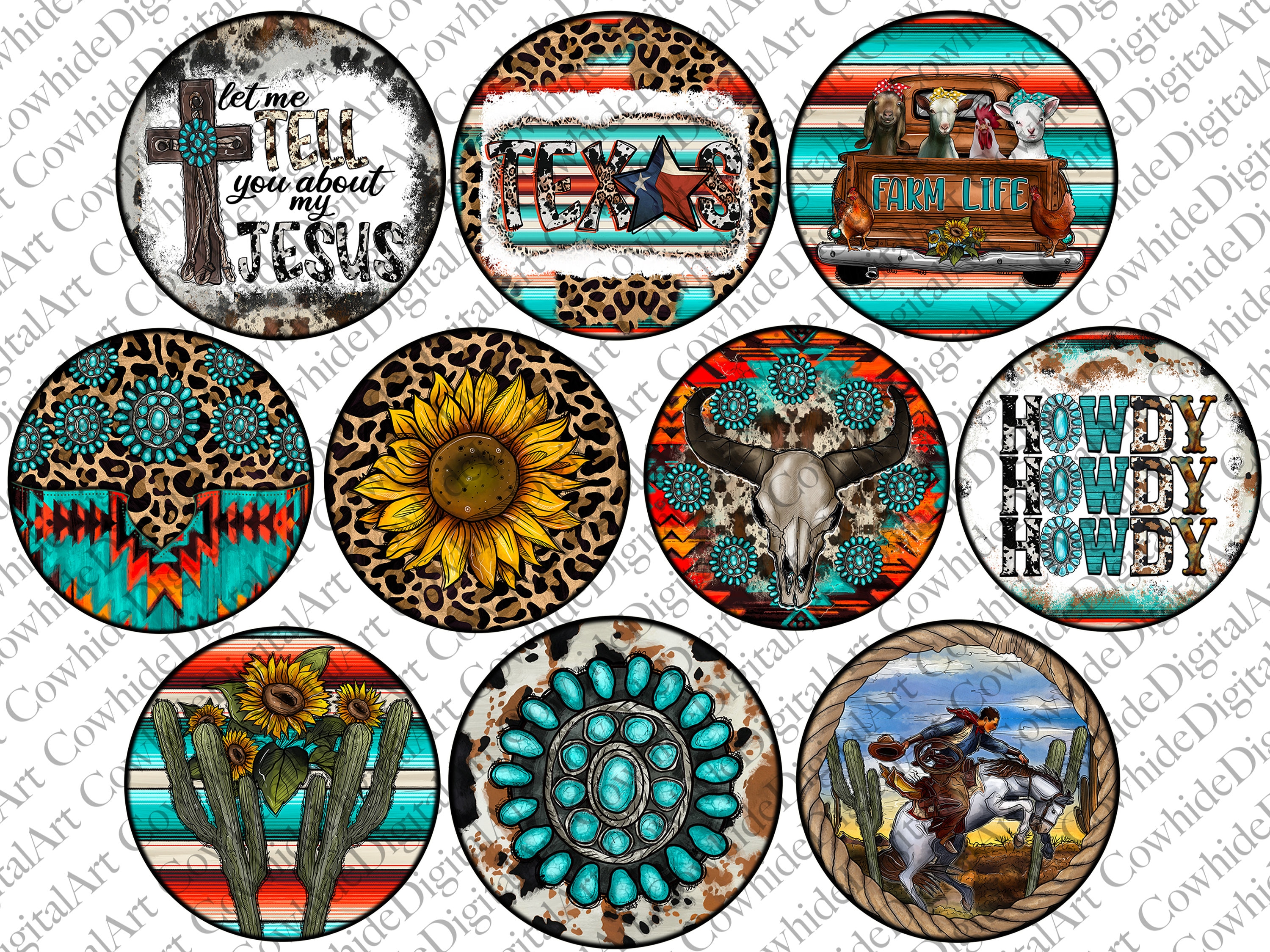 Western Car Coaster Png, Western, Car Coaster Png, Western Png, Cowhide,  Leopard, INSTANT DOWNLOAD, Sublimation Design -  Israel