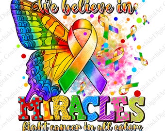 Nastro con farfalle per la sensibilizzazione sul cancro PNG, design a sublimazione (download digitale)