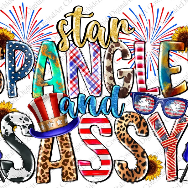 Western Star Spangled And Sassy Png Sublimation Design, Usa Flag And Leopard American Design Png, 4th Of July Png, Firework Png Downloads