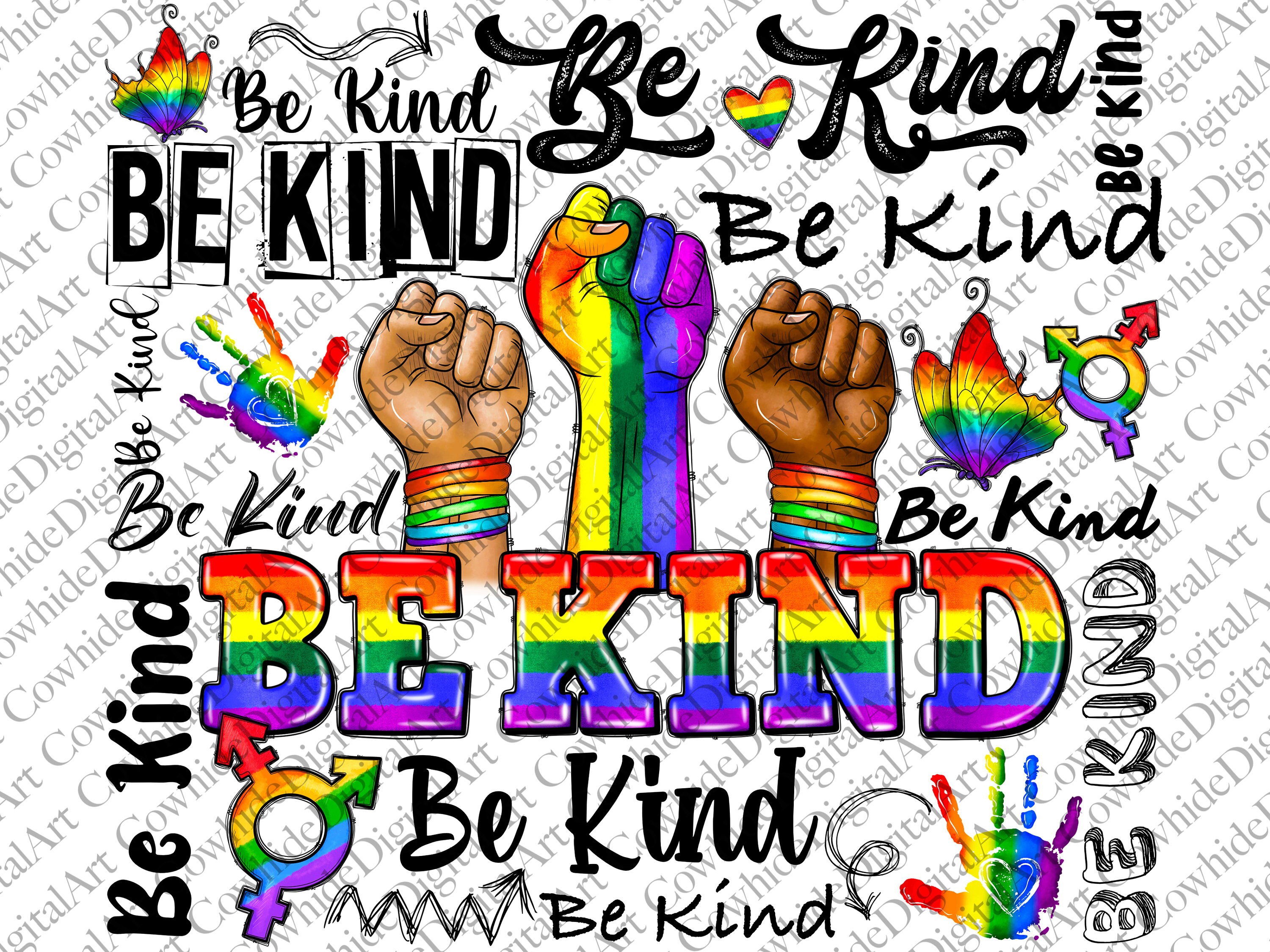 LGBT Sublimation Design Png, Be Kind Sign Language Png, LGBT Png, Pride Gay Png, Digital Download, Lgbt Hand, LGBT Png Files, Pride Png