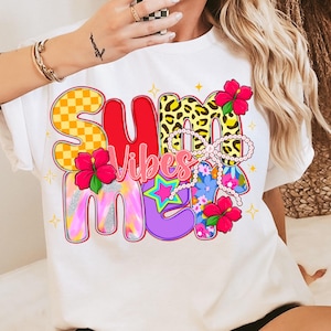 Coquette Summer Vibes png, preppy zomer png, retro strand png, retro strandshirt png, summer vibes shirt png, sublimatie png, trendy zomer