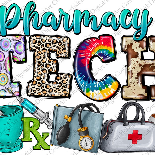 Western Pharmacy Tech png sublimation design download, Pharmacy Technician png, Pharmacy tech png, Nursing png, sublimate download