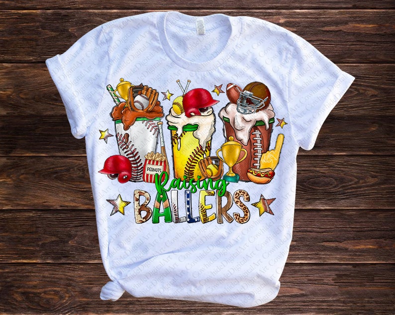 Raising Ballers PNG, Baseball Football Softball Design (digital ...