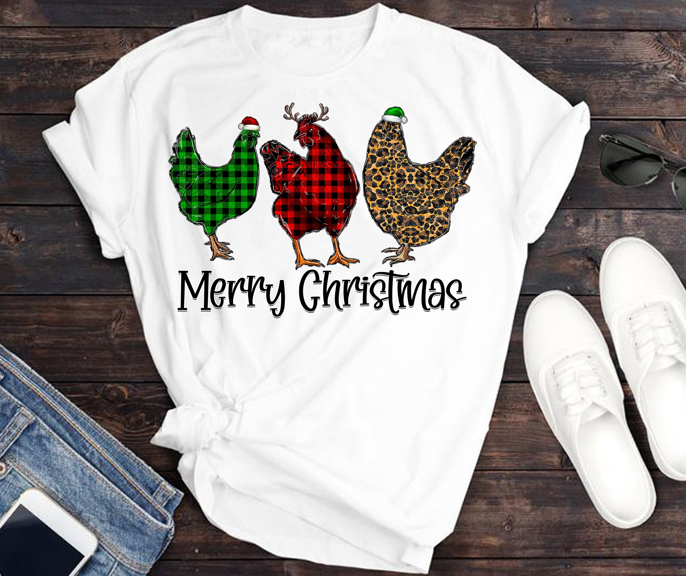 Merry Christmas Chickens Png Christmas PNG Digital Download - Etsy