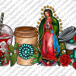Tazas De Café De La Señora De Guadalupe Png, México Png, Virgen De Guadalupe Png, Latina Mexicana Png, Tazas De Café De Guadalupe Png, Descarga Digital