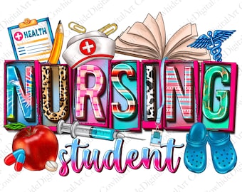 Nursing Student PNG, Western Nurse Life Sublimation (Digital Download)