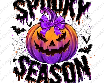 Spooky Season Png, Retro Halloween Png, Pumpkin Png, Halloween Png, Halloween Shirt Sublimation Design, Witchy Bats Png, Spooky vibes Png