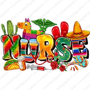 Cinco de mayo Nurse png sublimation design download, Mexican Day png, cinco de mayo png, Mexican Nurse png, Nurse png, sublimate download