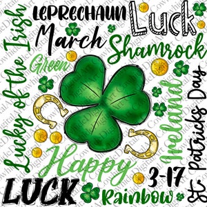 St. Patrick&#39;s Day png sublimation design download,St. Patrick&#39;s Day png, St. Patrick&#39;s Typography png, sublimate designs download, Lucky png