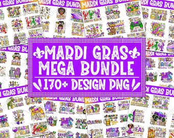 Mardi Gras Carnival PNG Bundle, Cowhide, Western (Digital Download)