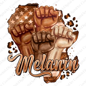 Melanin American Flag Png Sublimation Design, Juneteenth Celebrating 1865 Png,Emancipation Day Png,Black Power Png,Afro Png,Digital Download