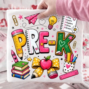 Pre-K Teacher Graphic Tee, Preschool Classroom Shirt (Digital Download)