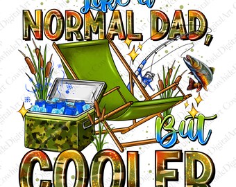 Cooler Papa PNG, Sublimationsdesign (digitaler Download)