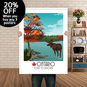 Ontario Print | Ontario Poster |  Algonquin Park Poster  | Ontario Canada Wall Art