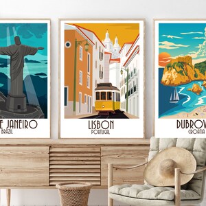 Lisbon Print | Lisbon Poster | Lisbon Portugal Wall Art | Travel Print | Portugal Poster