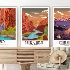 Grand Canyon Print  | Grand Canyon Poster |  | Grand Canyon Arizona | Gift For Outdoor Lovers