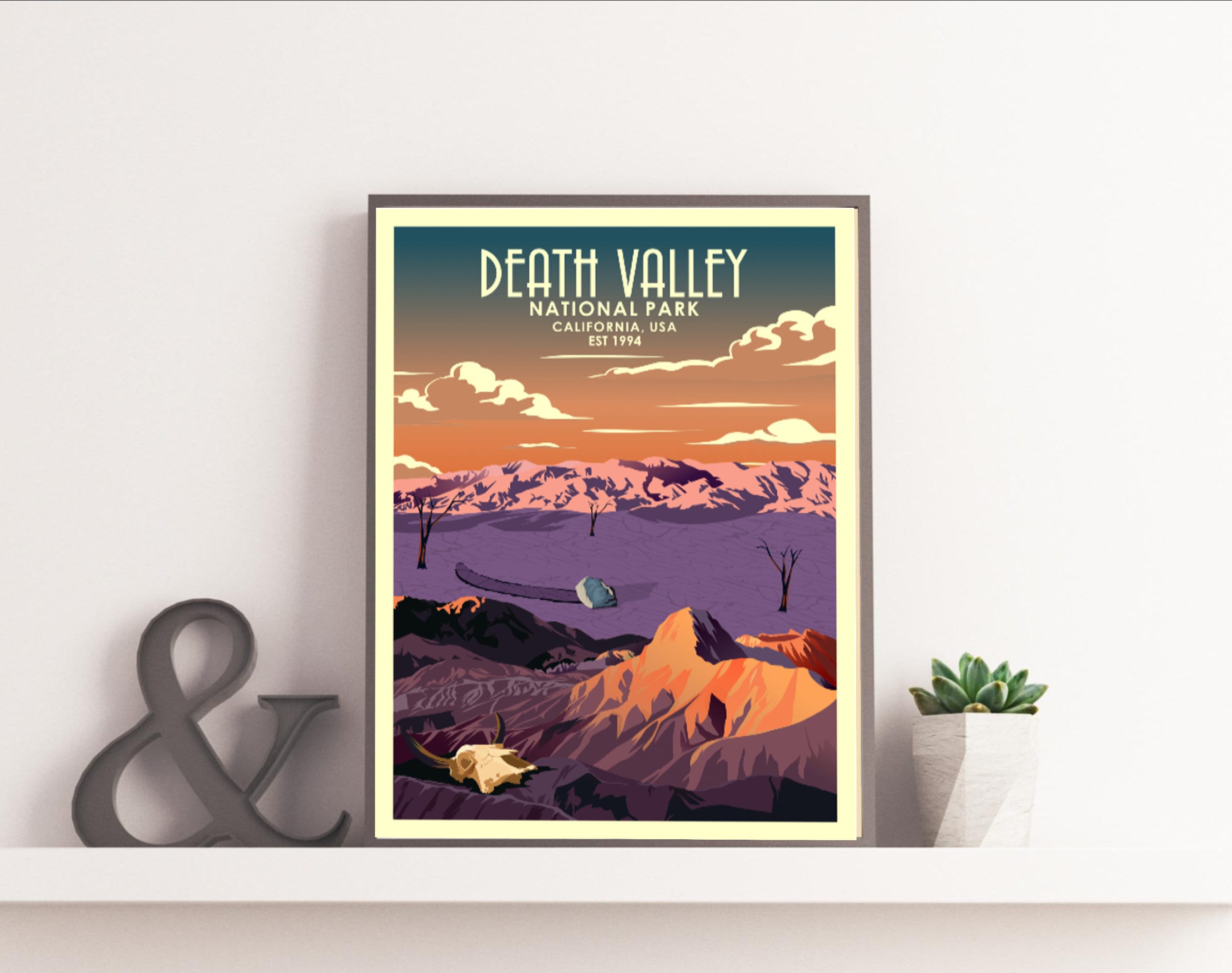 Death Valley Poster Death Valley National Park Death - Etsy