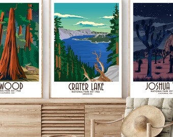 Crater Lake National Park Print: Oregon Wall Art