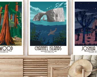 Channel Islands National Park Print: California Travel Poster