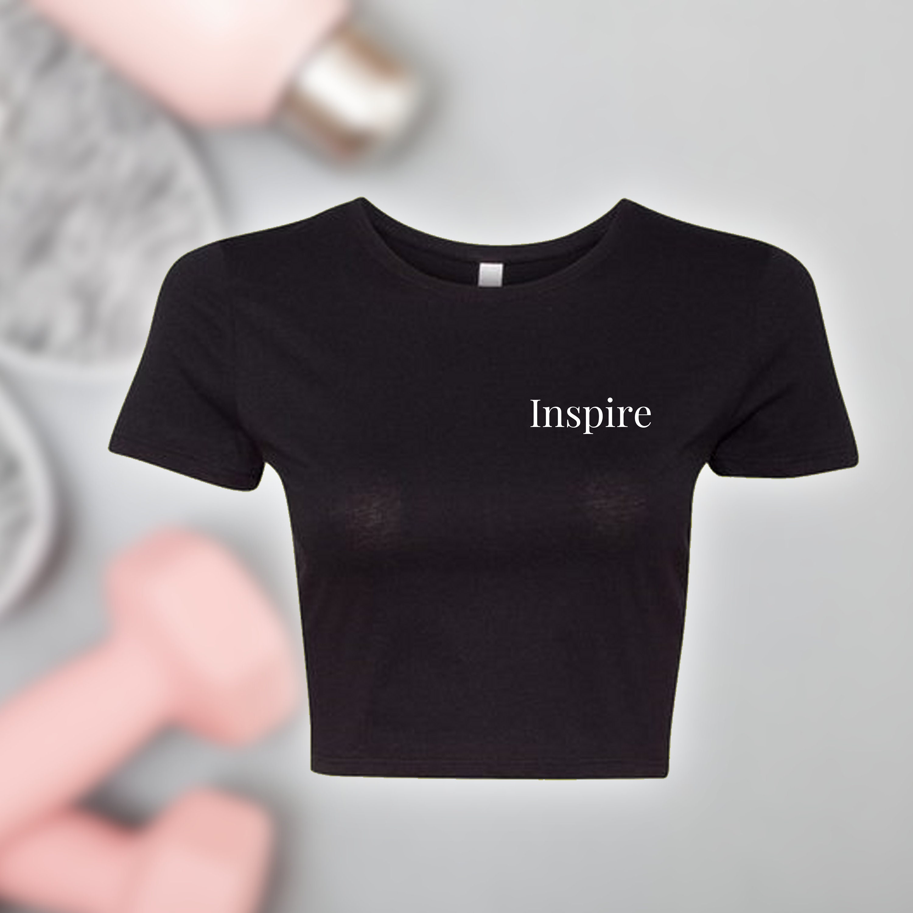 Inspire High Quality Graphic Vinyl Tee Womens Fitness Shirts | Etsy