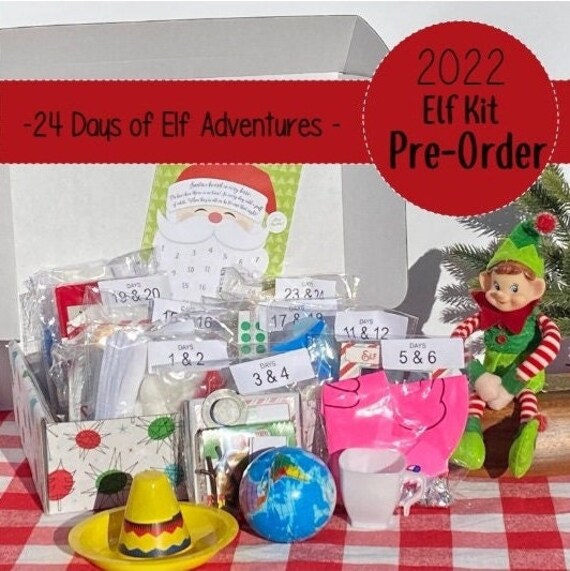 PRE-ORDER 2022 Elf Activity Kit 24 Days