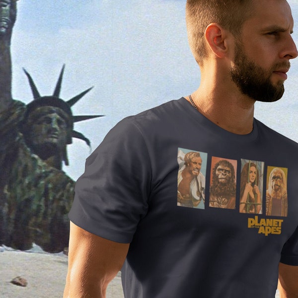 Planet of the Apes vintage movie poster t-shirt