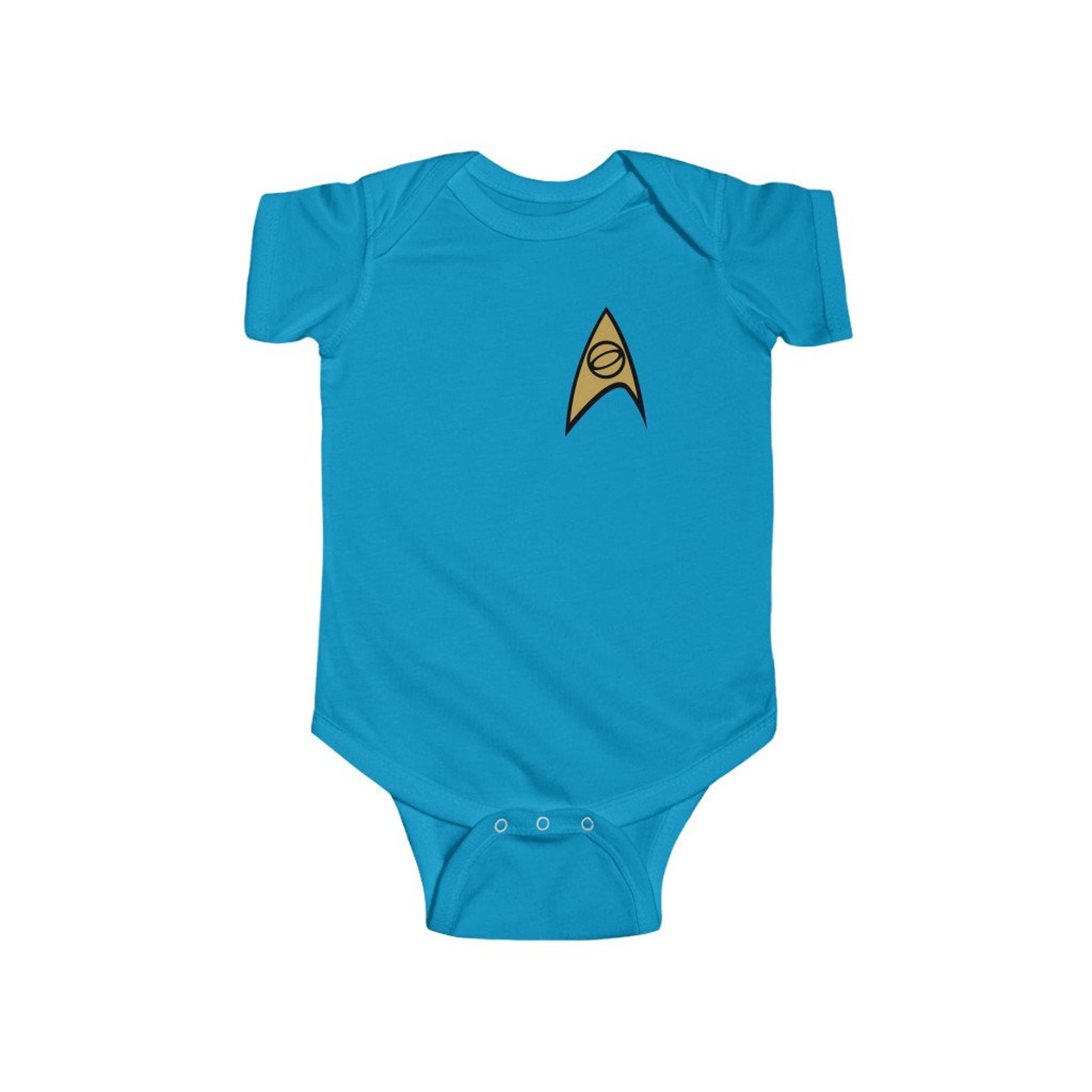 star trek red shirt baby onesie