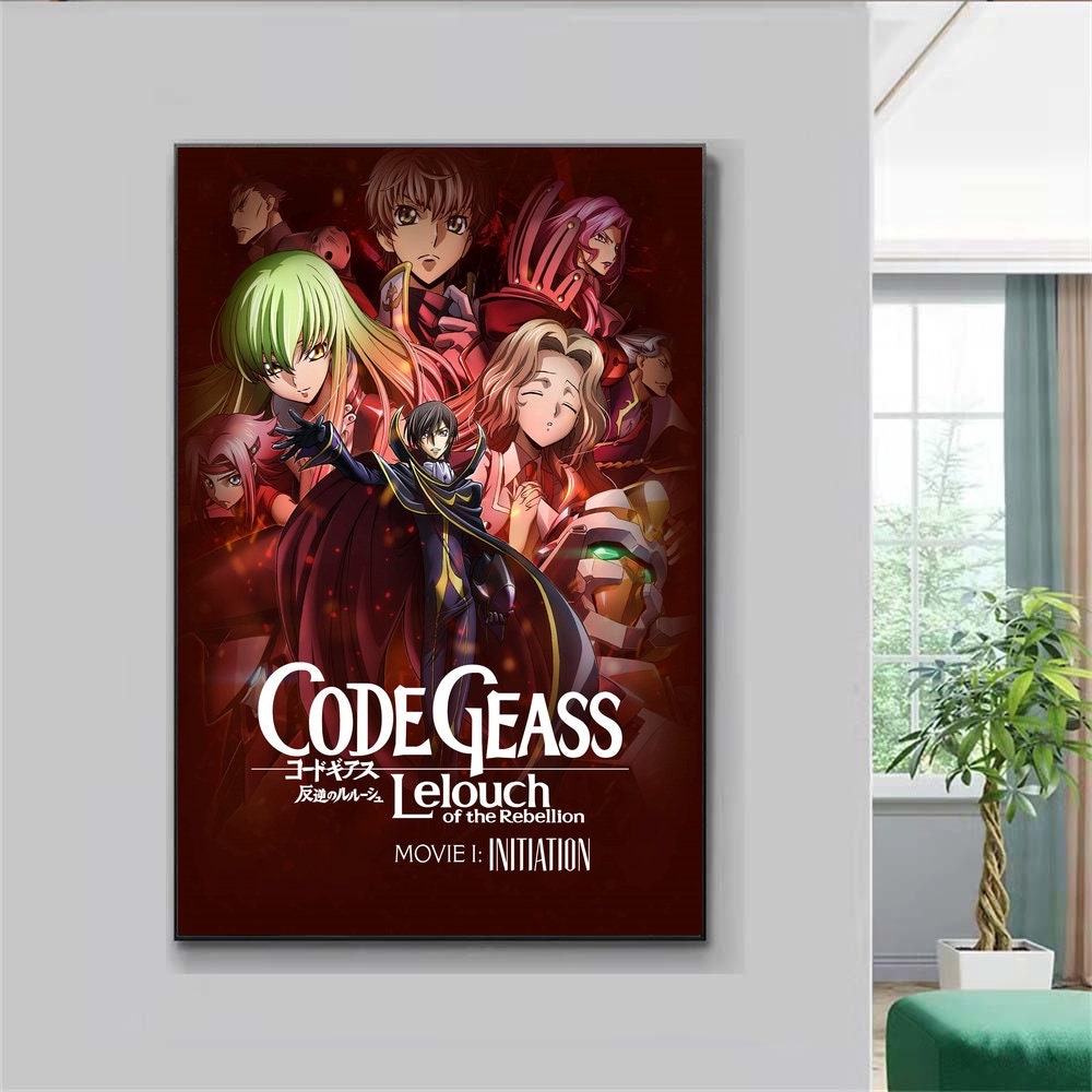 Code Geass Wall Art Etsy