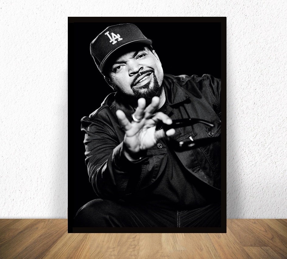 Ice Cube Rapper Hip Hop Block Giant Wall Art Poster