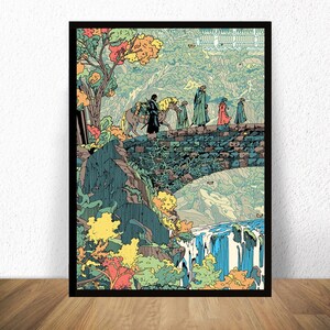 Etsy lord of the rings art best sale