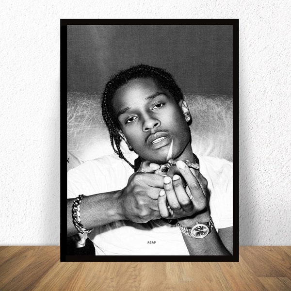 Asap Rocky Music Poster Canvas Wall Art Painting Print,no frame