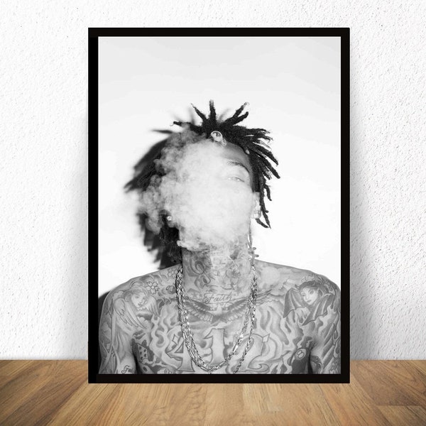 Wiz Khalifa Music Poster Canvas Wall Art Painting Print,no frame